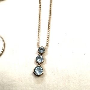 COPY - Sterling Silver Aquamarine necklace